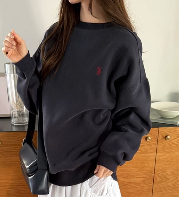 GeeRA（ジーラ）の「【U.S. POLO ASSN.】表ピーチ裏起毛スウェット（トレーナー・スウェット）」｜詳細画像