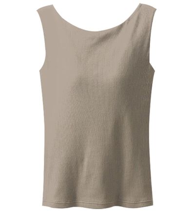 LAVIENNE（ラヴィエンヌ）の「ぴたもちカップ付リブタンクトップ（ブラトップ・カップ付きインナー）」