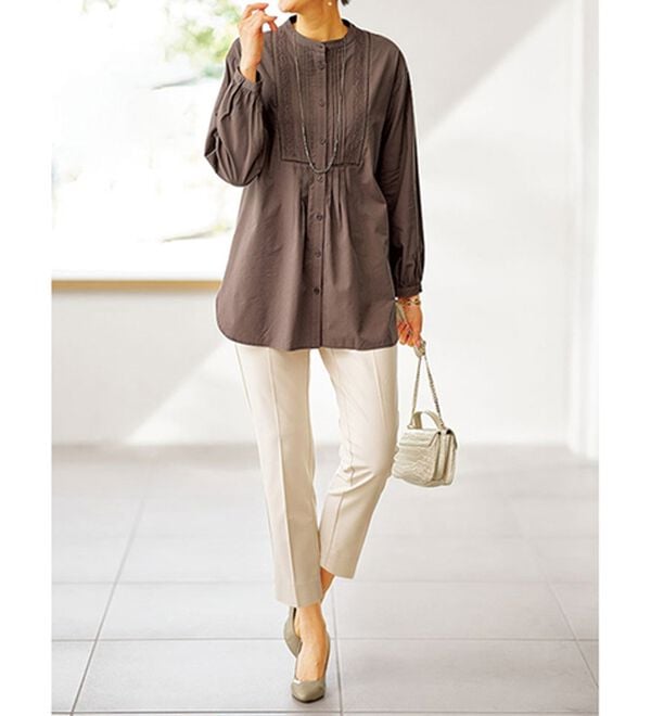 BELLUNA（ベルーナ）の「サマ見え！美脚テーパードパンツ（テーパードパンツ）」｜詳細画像