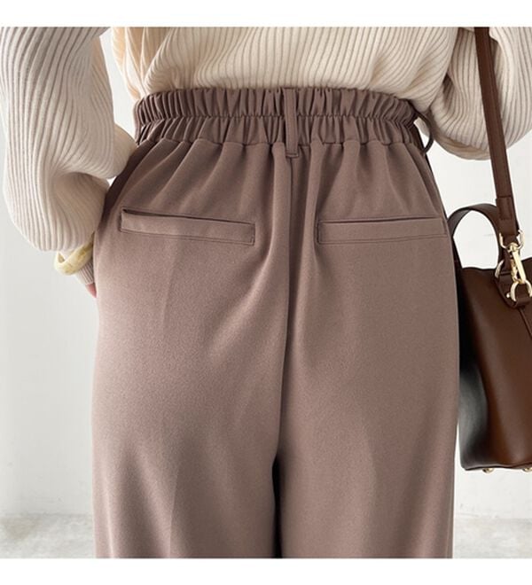 GeeRA（ジーラ）の「インタックスラックスワイドパンツ（フルレングスパンツ）」｜詳細画像