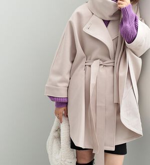 ストール付ポンチョデザインコート - ベルーナ【公式】