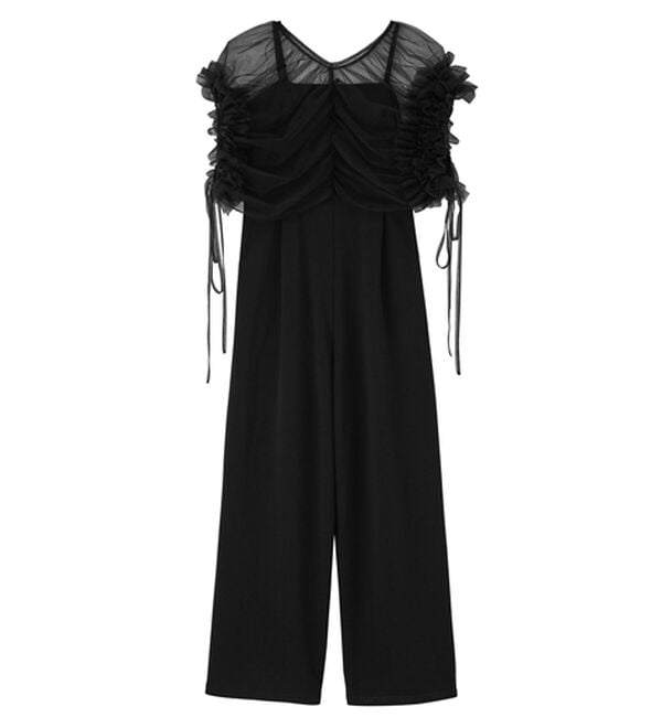 RANAN（ラナン）の「マルチWAYフリルチュールボレロセットパンツドレス（その他ワンピース）」｜詳細画像