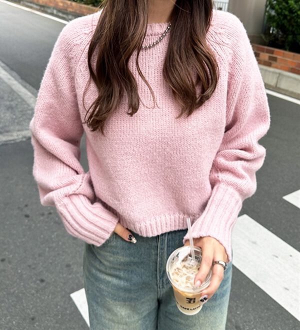 GeeRA（ジーラ）の「ボリュームスリーブショートニット（ニット・セーター）」｜詳細画像