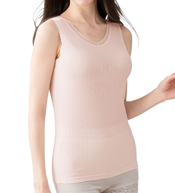 「【３色組】麻入りさらさらタンクトップ（肌着・インナーウェア）」｜詳細画像
