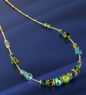 BELLUNA（ベルーナ）の「イタリア製ベネチアンガラスネックレス（ネックレス・ペンダント）」｜1