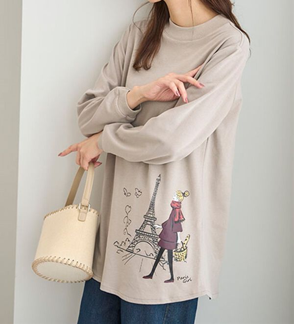 BELLUNA（ベルーナ）の「【メルティポンチ】プリントチュニック（チュニック）」｜詳細画像
