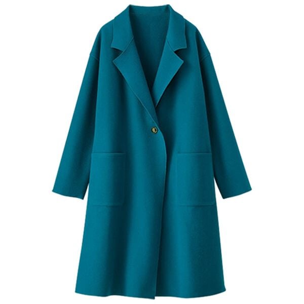 BELLUNA（ベルーナ）の「ウール調バックベルトデザインロングコート（ロングコート）」｜詳細画像