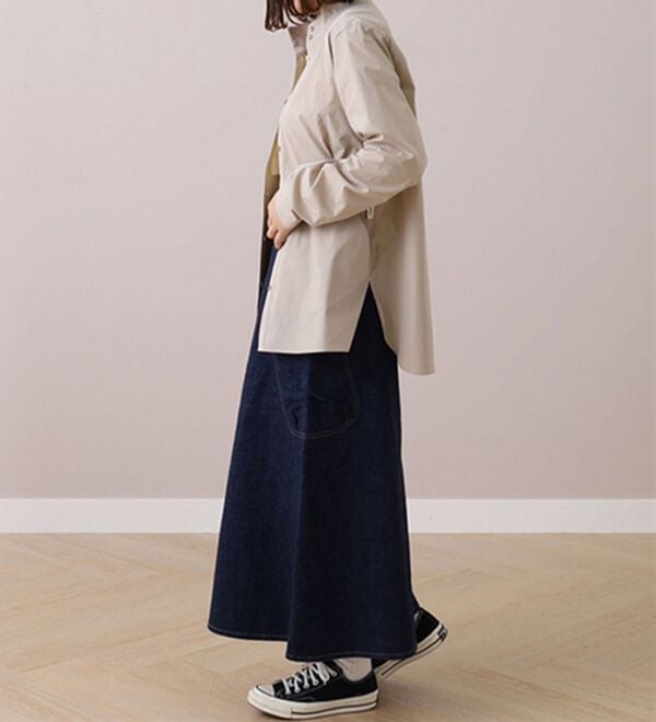 BELLUNA（ベルーナ）の「＜ｓｏｒａｆｕｋｕ＞花粉対策！スタンドカラーシャツ（シャツ）」｜詳細画像