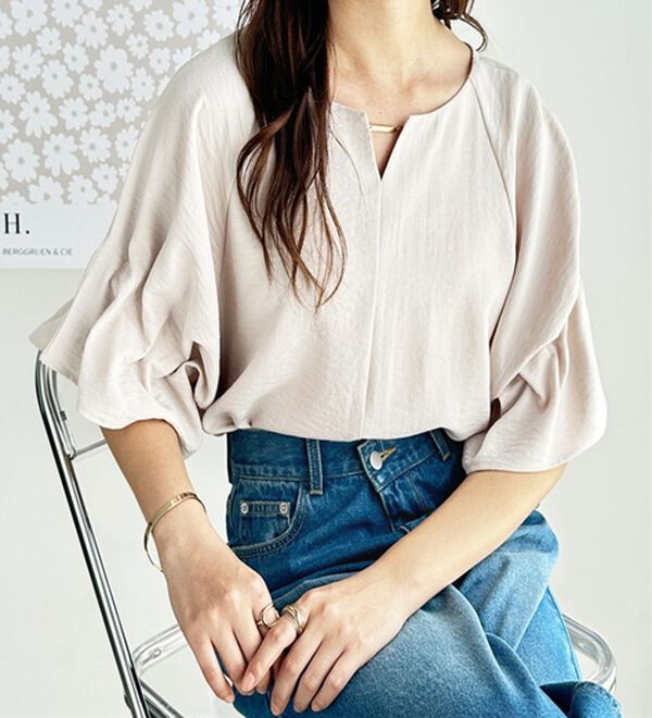 GeeRA（ジーラ）の「３ＷＡＹタックドルマンブラウス（ブラウス）」｜詳細画像