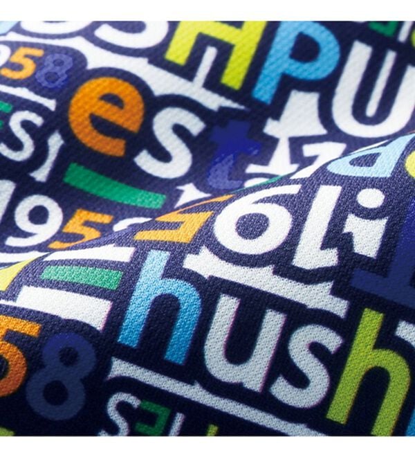 「＜ハッシュパピー・ゴルフ＞総柄ストレッチボタンダウンポロシャツ（メンズポロシャツ）」｜詳細画像