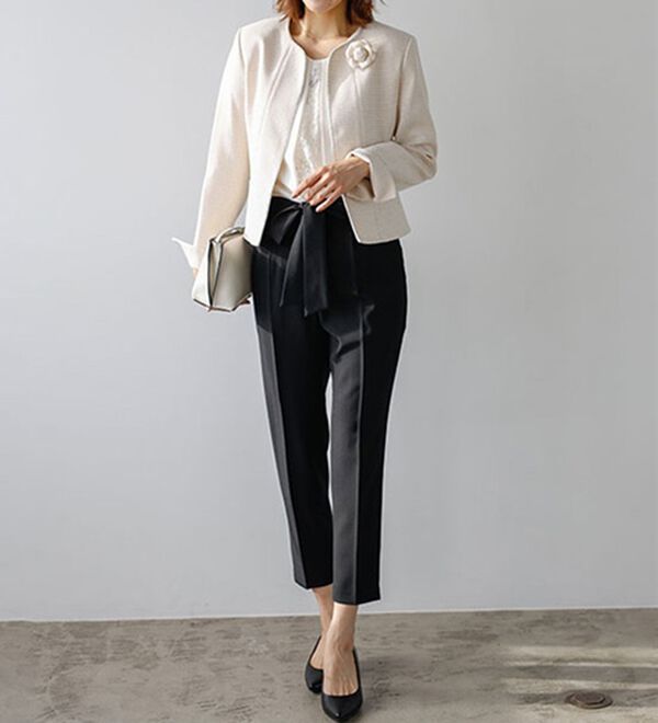 GeeRA（ジーラ）の「【入卒式/セレモニー】ツイード着回し５点セットスーツ　２ジャケット＆パンツ＆ワンピ（その他スーツ）」｜詳細画像