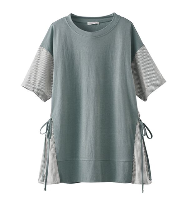 BELLUNA（ベルーナ）の「サイドリボン切替デザインプルオーバー（カットソー）」｜詳細画像