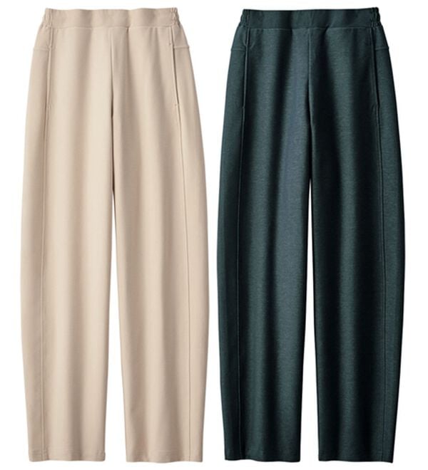 ルフラン（ルフラン）の「【２本組】２ＷＡＹストレッチ・綿混パンツ（フルレングスパンツ）」｜2本組