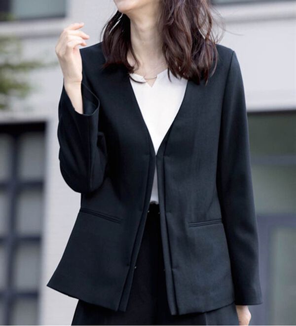 【美品/3ピース】BARENA ベルベット セットアップ スーツ バレナ 48 カセット服】洗える！カセットスーツ シリーズ - ベルーナ【公式】