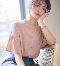 alotta（アロッタ）の「バンドカラーフレアー袖ブラウス（ブラウス）」