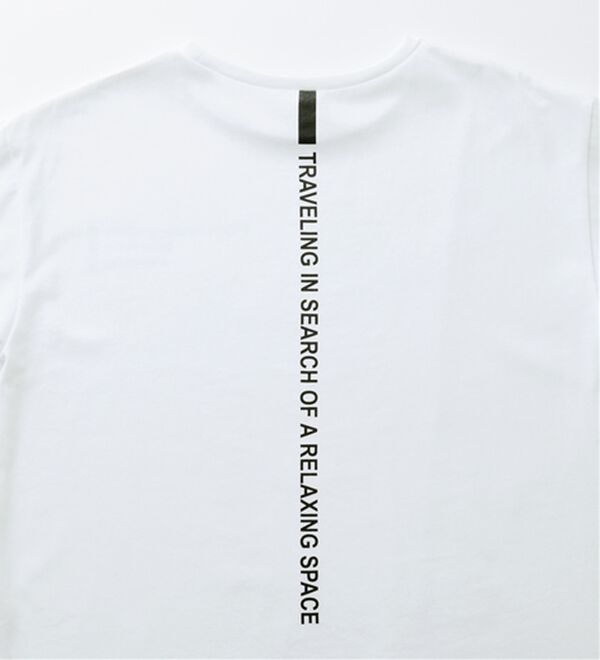 RANAN（ラナン）の「【接触冷感】ロゴプリントチュニックTシャツ（Tシャツ）」｜詳細画像