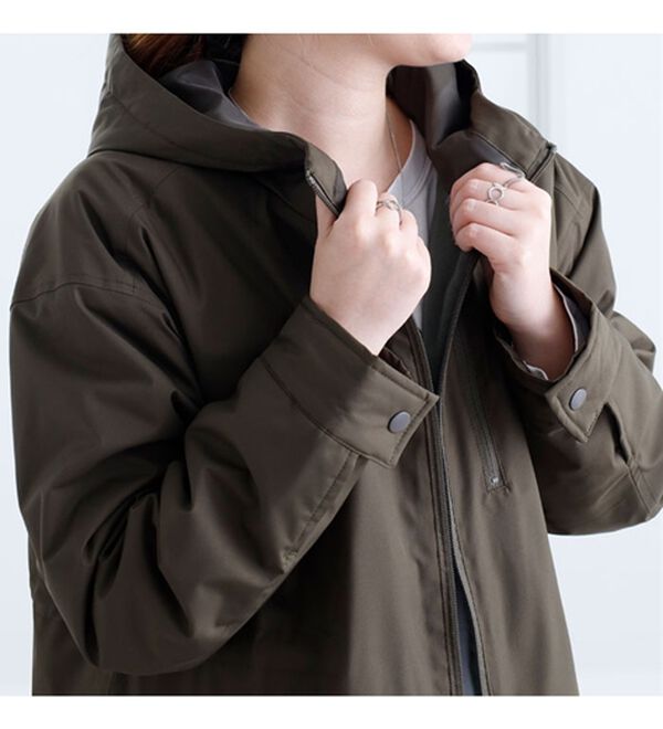 BELLUNA（ベルーナ）の「＜ｓｏｒａｆｕｋｕ＞中わたハンズフリージャケット（ハーフコート）」｜詳細画像