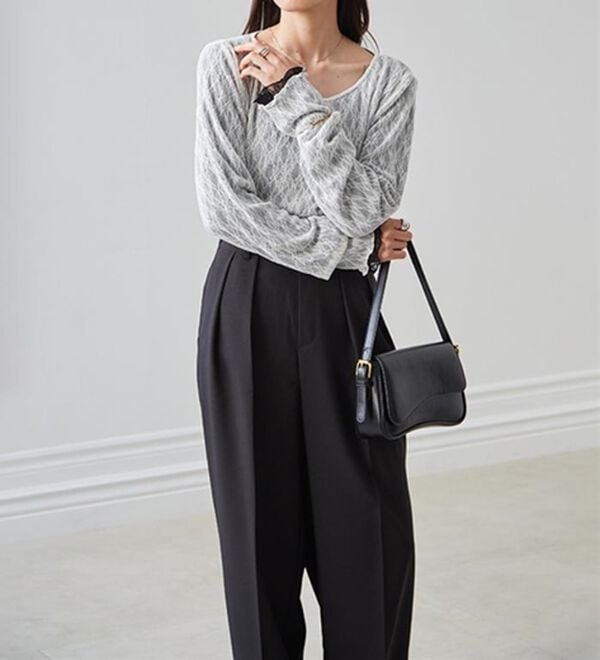 RANAN（ラナン）の「リバーシブルシアーレースＴ（カットソー）」｜詳細画像