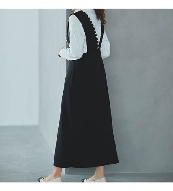 RANAN（ラナン）の「パールビジュー付ジャンパースカート（ジャンパースカート）」｜詳細画像