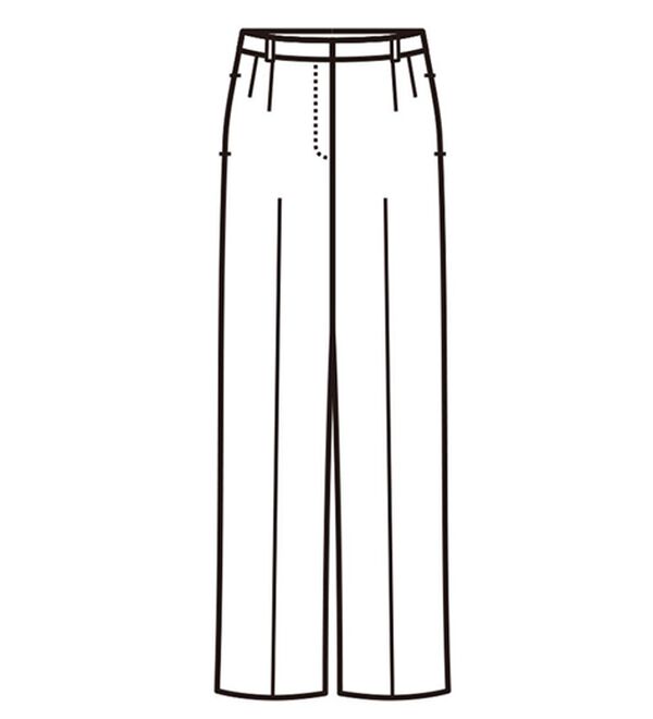 ルフラン（ルフラン）の「二越ちりめん切替パンツスーツ（パンツスーツ）」｜詳細画像