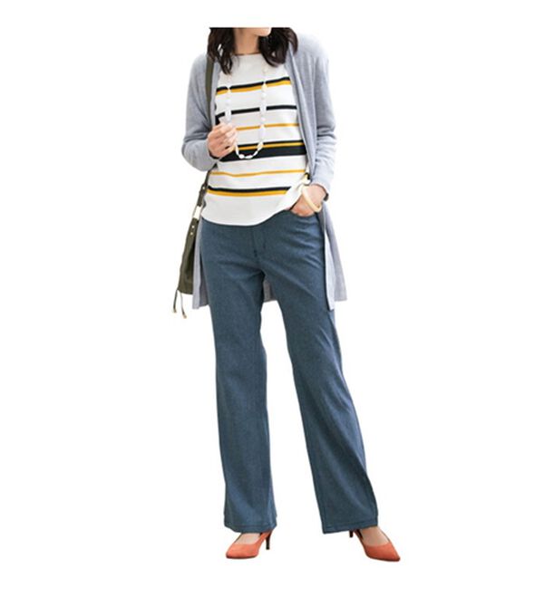 ルフラン（ルフラン）の「【３本組】伸びてラク楽キレイめパンツ（フルレングスパンツ）」｜詳細画像