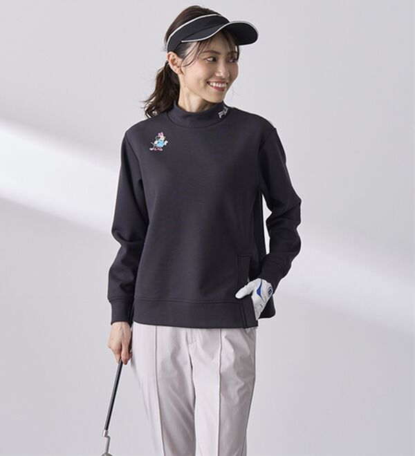 BELLUNA（ベルーナ）の「【Ｄｉｓｎｅｙ／ＦＩＬＡ】ダンボールニットスリットプルオーバー（カットソー）」｜詳細画像