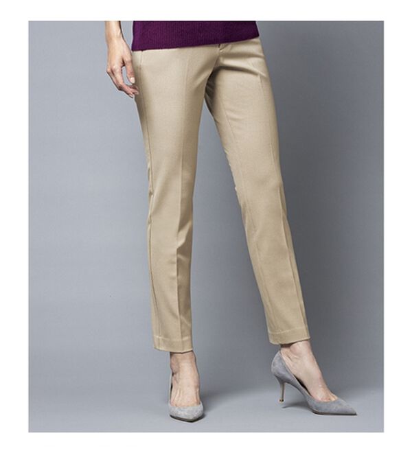 VINNO（ヴィノ）の「ソフトタッチ両面起毛テーパードパンツ（フルレングスパンツ）」｜詳細画像