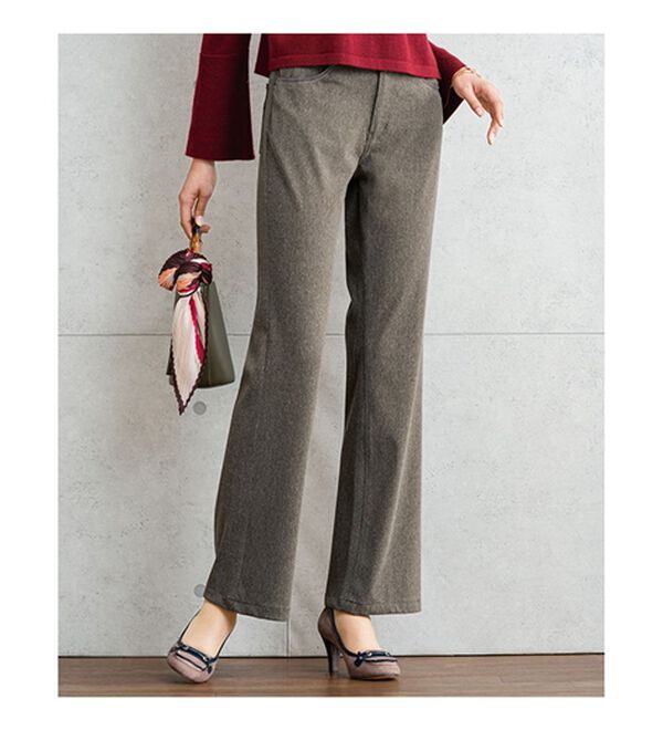 ルフラン（ルフラン）の「【３本組】伸びてラク楽キレイめパンツ（フルレングスパンツ）」｜詳細画像