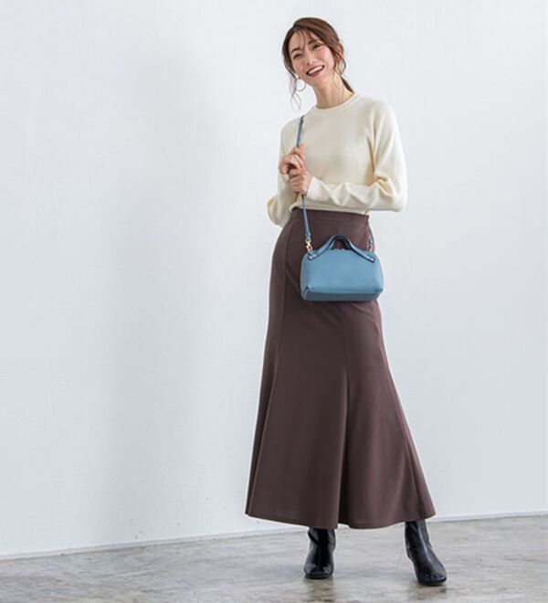 Pierrot（ピエロ）の「クルーネックリブニット（ニット・セーター）」｜詳細画像