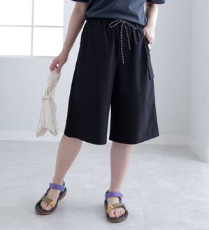 BELLUNA（ベルーナ）の「＜ｓｏｒａｆｕｋｕ＞ストレッチ素材ハーフパンツ（その他パンツ）」｜詳細画像