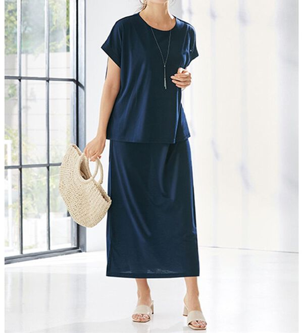 LAVIENNE（ラヴィエンヌ）の「着回しセットアップワンピース（セットアップ）」｜詳細画像