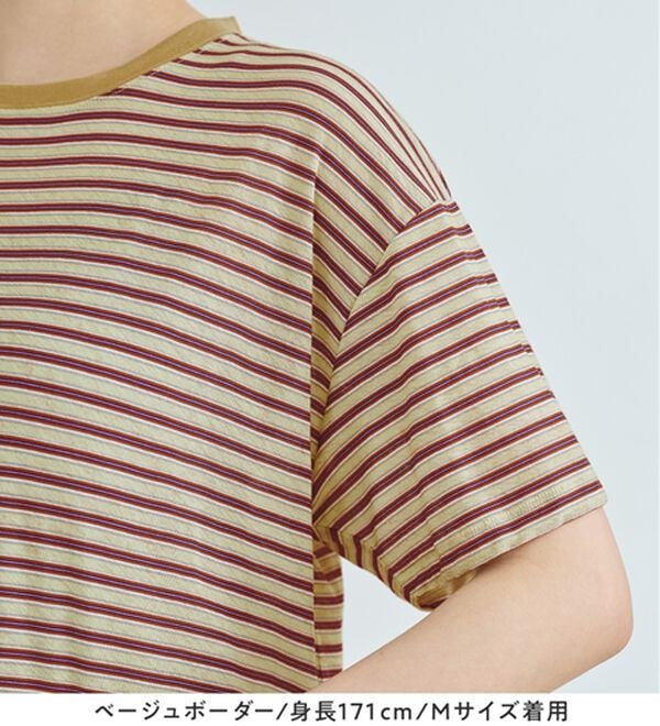 Viola e Viola（ヴィオラ エ ヴィオラ）の「ほんのり透け感綿混セミシアートップス（カットソー）」｜詳細画像