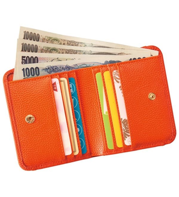 「牛革コンパクト財布（財布・パスケース）」｜詳細画像