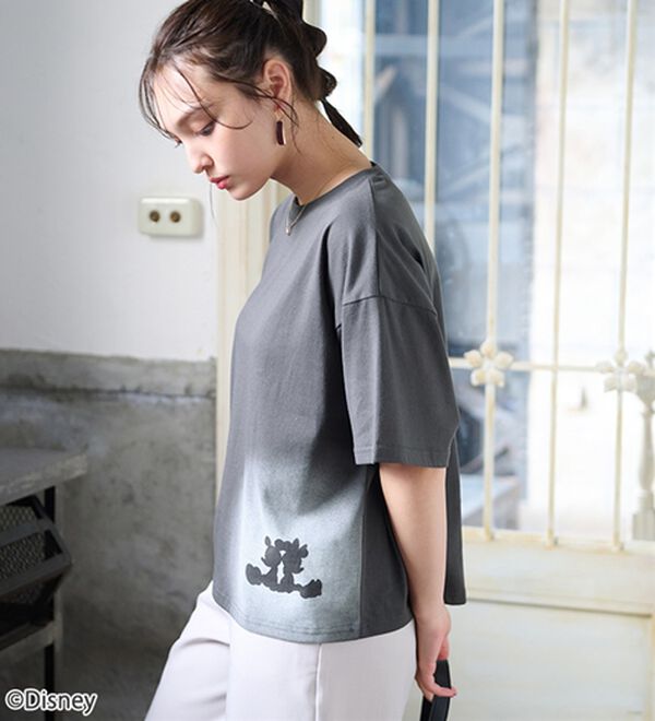 「＜Ｄｉｓｎｅｙ＞綿混素材ゆるっとＴシャツ（カットソー）」｜詳細画像
