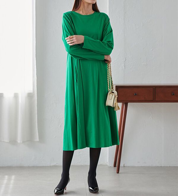 RANAN（ラナン）の「【選べる２丈】＜ＢＣ＞ポケット付マキシワンピース（その他ワンピース）」｜詳細画像