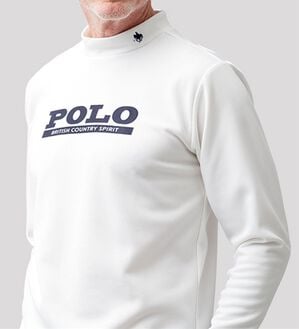 「【２色組】＜ポロ・ビーシーエス＞程よい厚さのロゴハイネック（メンズＴシャツ）」｜2色組