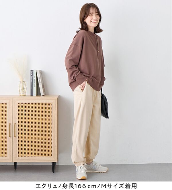 Viola e Viola（ヴィオラ エ ヴィオラ）の「毛布のような温かさ　楽ぽか裏ファージョグパンツ（フルレングスパンツ）」｜詳細画像