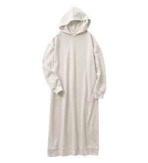 Viola e Viola（ヴィオラ エ ヴィオラ）の「裏毛ゆったりパーカーワンピース（その他ワンピース）」｜オートミール