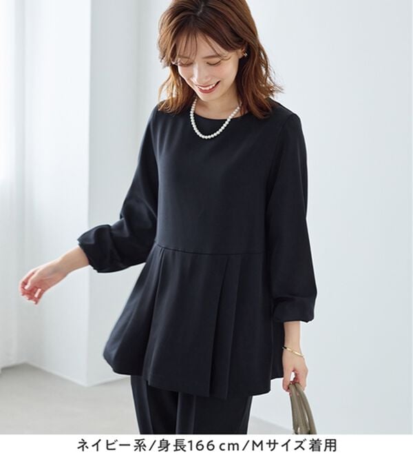 Viola e Viola（ヴィオラ エ ヴィオラ）の「【３点セット】着回し自在快適セットアップスーツ（パンツスーツ）」｜詳細画像