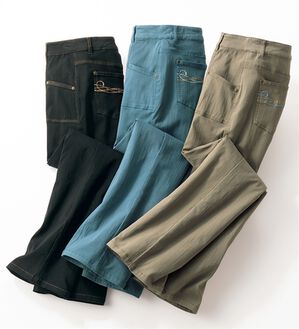 ルフラン（ルフラン）の「【３本組】＜ビヨーンド＞美脚パンツ（フルレングスパンツ）」｜3本組