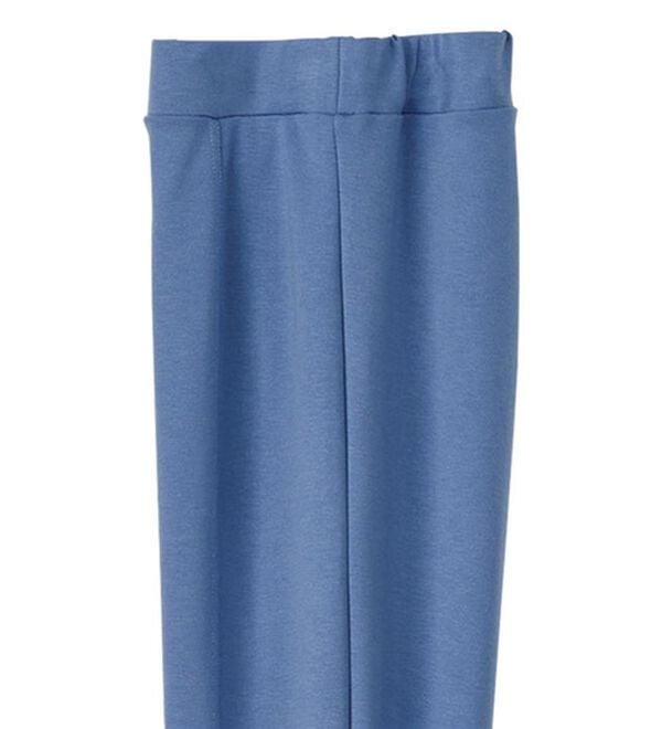 BELLUNA（ベルーナ）の「＜日本製＞毛玉になりにくいウール入りストレートパンツ（フルレングスパンツ）」｜ブルー