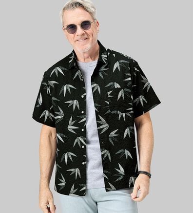 「さらっと快適和柄シャツ（メンズシャツ）」