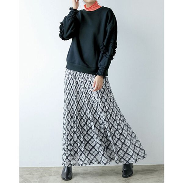 RANAN（ラナン）の「シアーハイネックプルオーバー（カットソー）」｜詳細画像