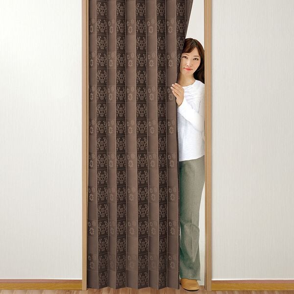 「ＮＥＷ長さ調節できるサッとパタパタ間仕切りカーテン（のれん・間仕切り・カフェカーテン）」｜詳細画像