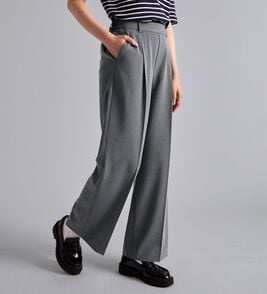 BELLUNA（ベルーナ）の「サマ見え！美脚タック使いワイドパンツ（ワイドパンツ・ガウチョ）」