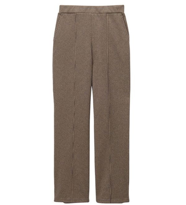 GeeRA（ジーラ）の「ウールライクピンタックストレートパンツ（ワイドパンツ・ガウチョ）」｜詳細画像