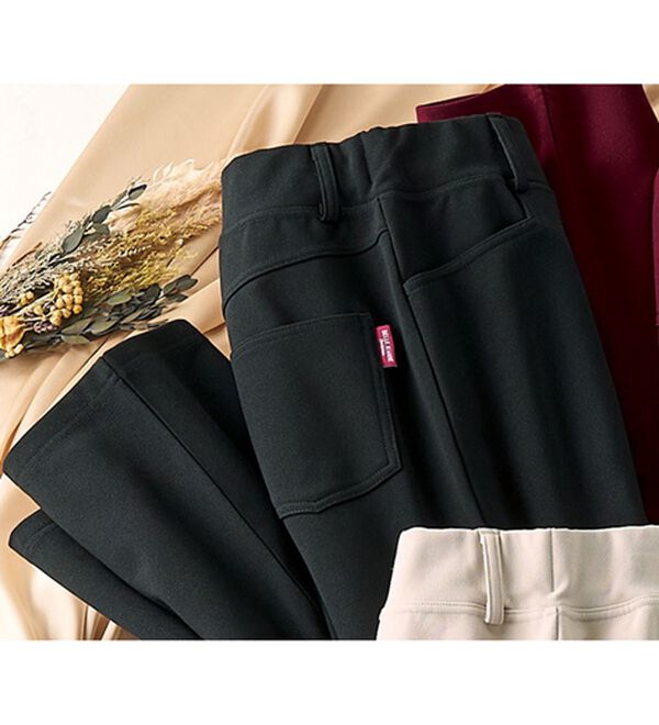 ルフラン（ルフラン）の「毎日満足！５スターパンツ（フルレングスパンツ）」｜黒