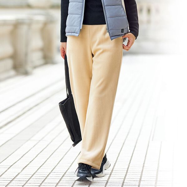 BELLUNA（ベルーナ）の「マシュマロのような柔らかさのふんわりパンツ（フルレングスパンツ）」｜詳細画像