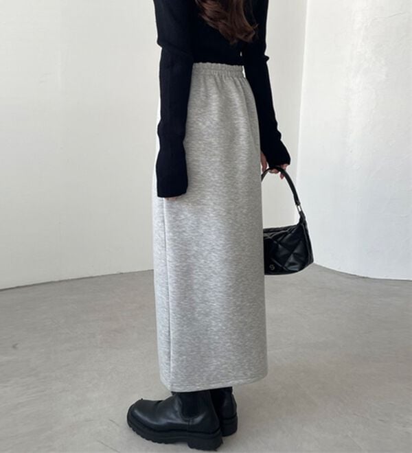 GeeRA（ジーラ）の「楽ちん！滑らか美ラインダンボールナロースカート（ロングスカート）」｜詳細画像