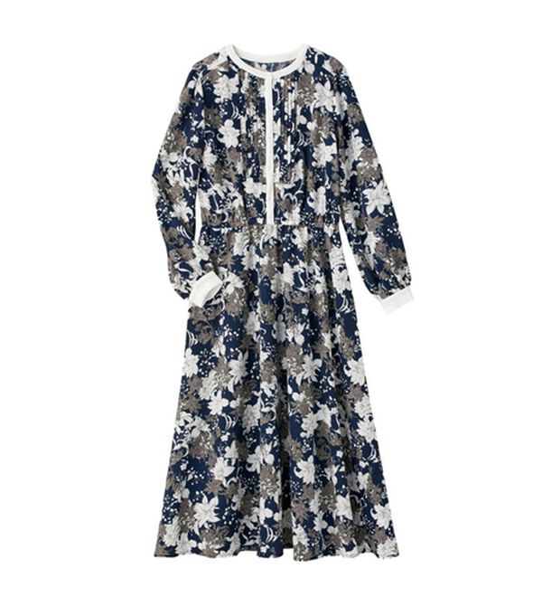 GeeRA（ジーラ）の「大人プリントロングワンピース（ロングワンピース）」｜詳細画像